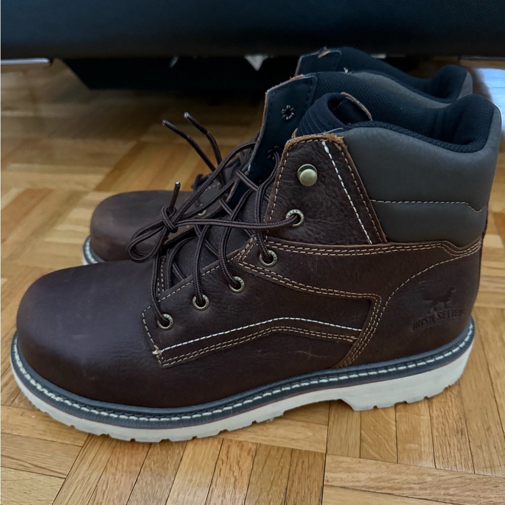 Irish Setter Men's Kittson Steel Toe Leather 6" Work Boots 83666 Size 11.5